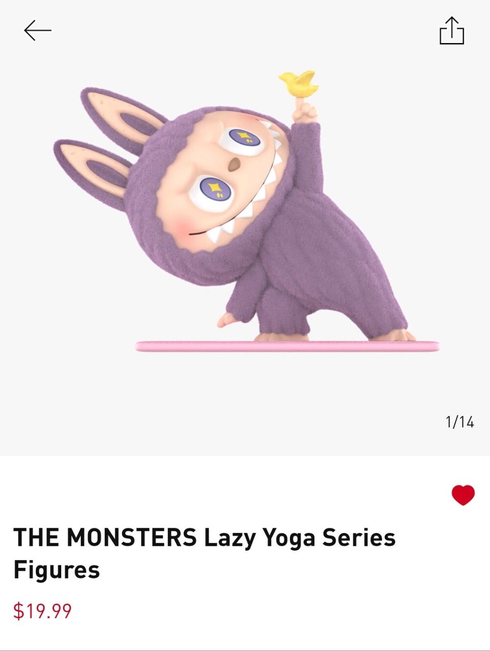 LABUBU Lazy Yoga Series Figure - The MONSTERS